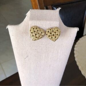 Vintage Heart Shape ClipOn Earrings